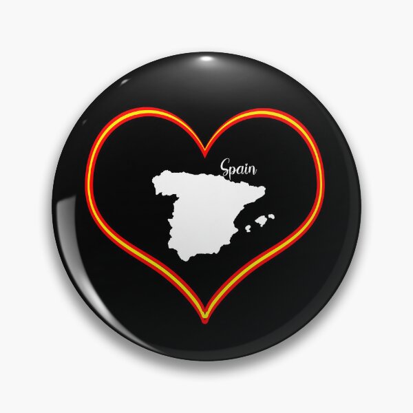 Item preview, Black heart map Spain designed and sold by Astralia.
