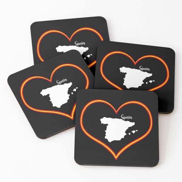 Item preview, Black heart map Spain designed and sold by Astralia.
