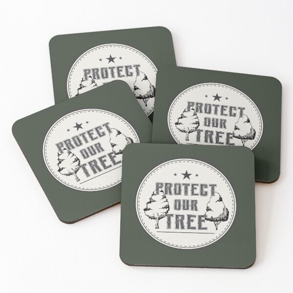 Item preview, Protect our tree vintage style designed and sold by onzpacesdesign.