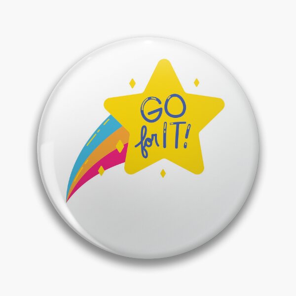 Item preview, Go For It | Star & Rainbow designed and sold by Nilima Bano ⭐⭐⭐⭐.