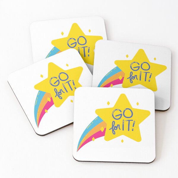 Item preview, Go For It | Star & Rainbow designed and sold by Nilima Bano ⭐⭐⭐⭐.