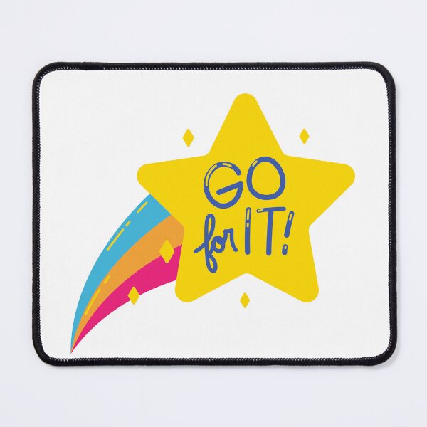 Item preview, Go For It | Star & Rainbow designed and sold by Nilima Bano ⭐⭐⭐⭐.