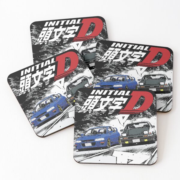 Item preview, Initial D - Mountain Drift Racing Tandem Takumi Fujiwara AE86 vs Bunta Fujiwara GC8 Chase  designed and sold by cowtownCOWBOY.