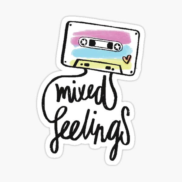 Item preview, Mixed feelings designed and sold by The80sguy.