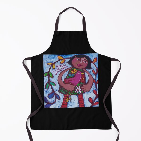 Item preview, ALEXIA AND HER LOVEBIRD Canvas Print designed and sold by alexanderneni.