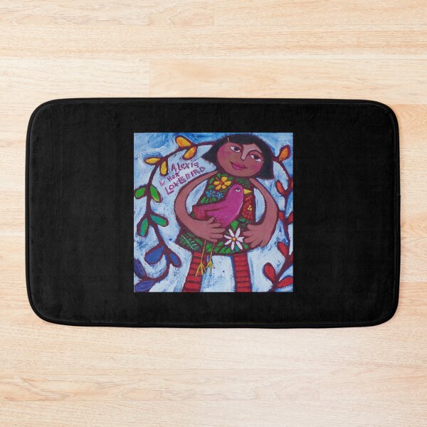 Item preview, ALEXIA  AND  HER  LOVEBIRD Canvas Print designed and sold by alexanderneni.