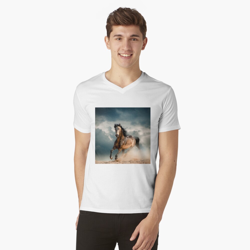 Aperçu de l'œuvre T-shirt col V créée et vendue par DV-LTD.