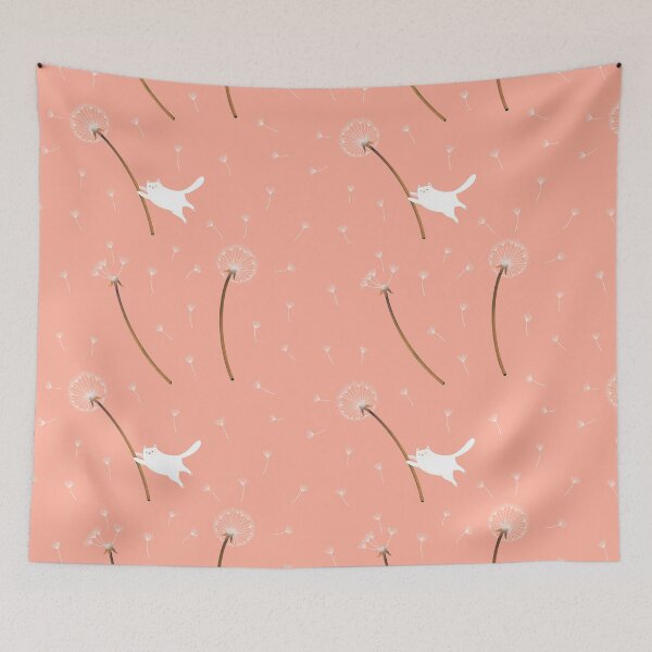 Item preview, Dandelions and cats designed and sold by JuliaGosteva.