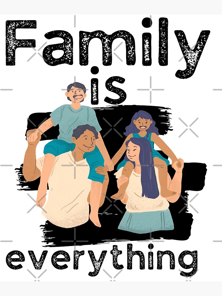 "Familie Familie ist alles glückliche Familie Glückliches Paar Nette