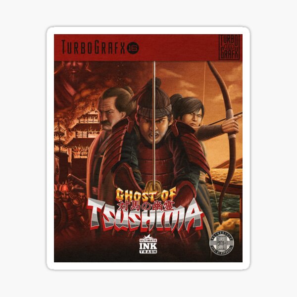 Ghost Of Tsushima TurboGrafx Version Sticker