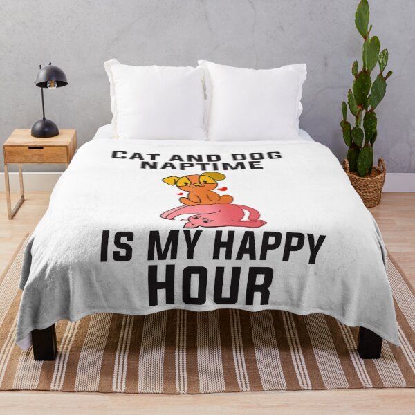 Item preview, Cat And Dog Naptime is My Happy Hour designed and sold by papaipapai198.