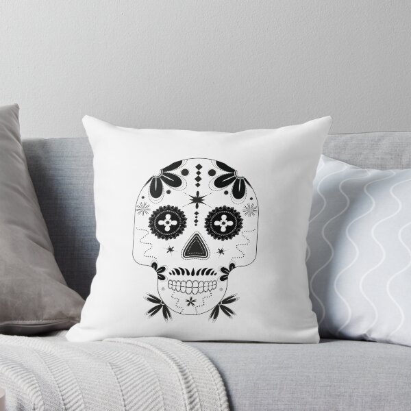 Item preview,  Black and white skull designed and sold by Mahmoud Mamdouh.