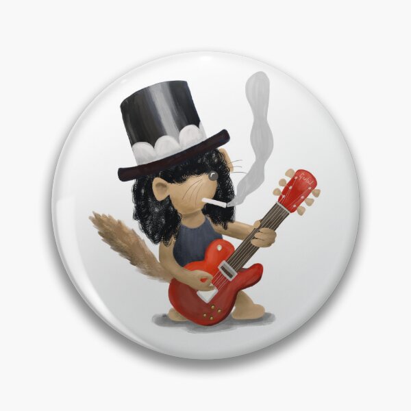 Item preview, Gerbil Slash! Funny Rock Guitar Animal Painting designed and sold by HalloMolly.