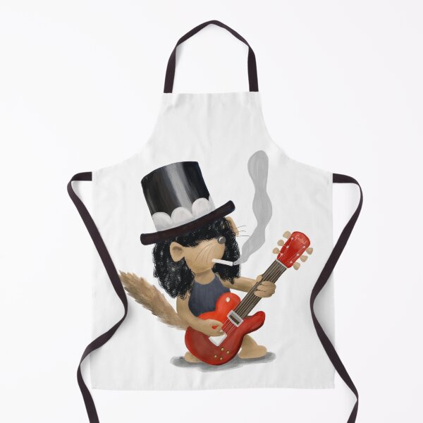 Item preview, Gerbil Slash! Funny Rock Guitar Animal Painting designed and sold by HalloMolly.