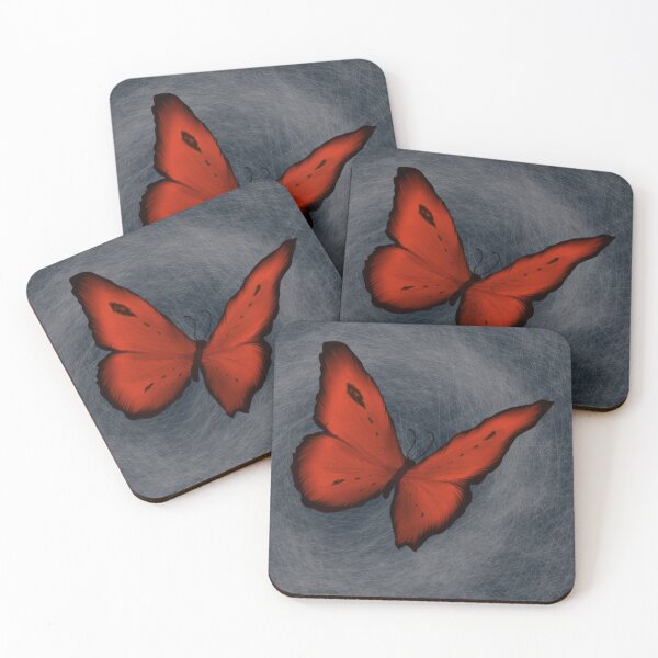 Artikelvorschau, roter Schmetterling entworfen und verkauft von Meo Design.