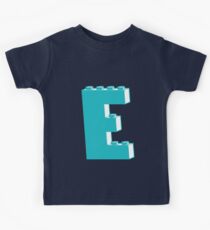 THE LETTER E, Customize My Minifig Kids Tee