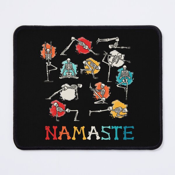 Item preview, Namaste Yoga Skeleton Halloween Gifts Essential . designed and sold by eliasallawes.