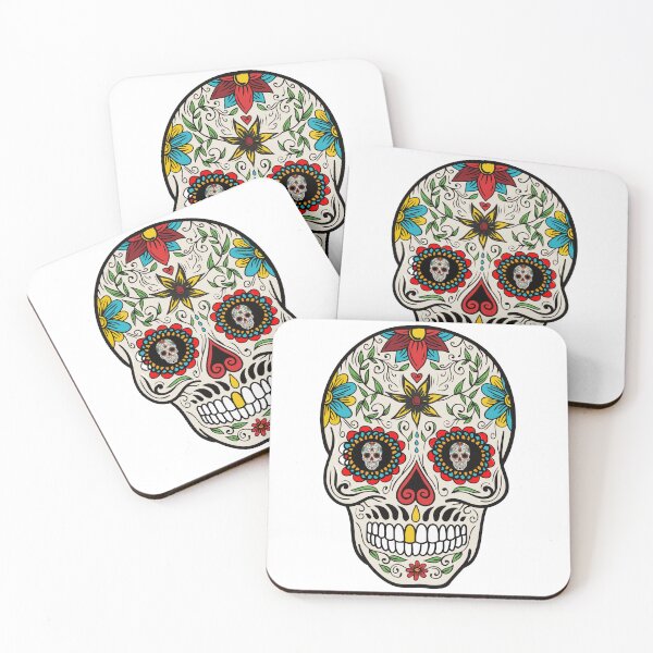 Item preview, Sugar skull with skull eye and flower. designed and sold by Mahmoud Mamdouh.