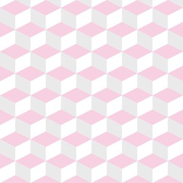 Pastel Pink / Pink Lace Plaid Pattern | Postcard