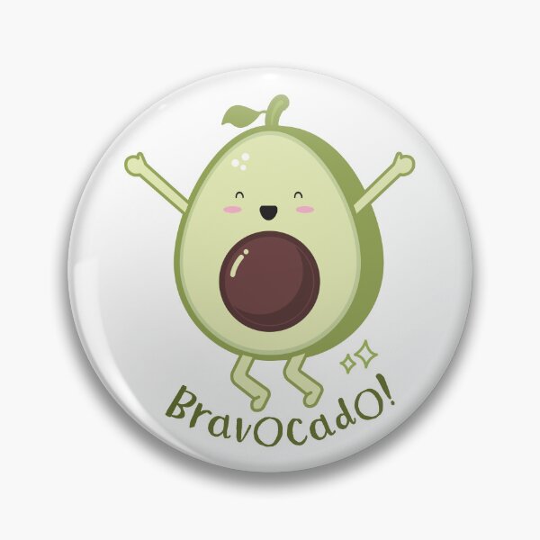 Item preview, Avocado well done bravocado kawaii design designed and sold by high5doodle.