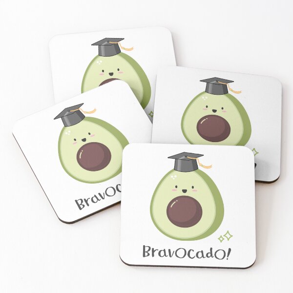 Item preview, Avocado graduation congrats bravocado kawaii design  designed and sold by high5doodle.