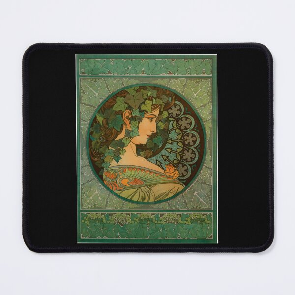 Item preview, Alphonse Mucha (1860 – 1939) "Ivy" Classic . designed and sold by alexanderneni.
