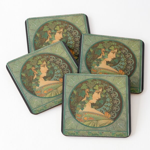 Item preview, Alphonse Mucha (1860 – 1939) "Ivy" Classic . designed and sold by alexanderneni.