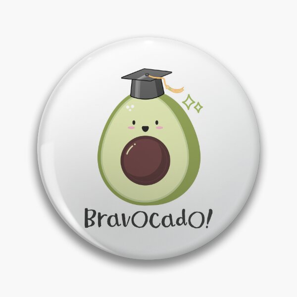 Item preview, Avocado graduation congrats bravocado kawaii design  designed and sold by high5doodle.