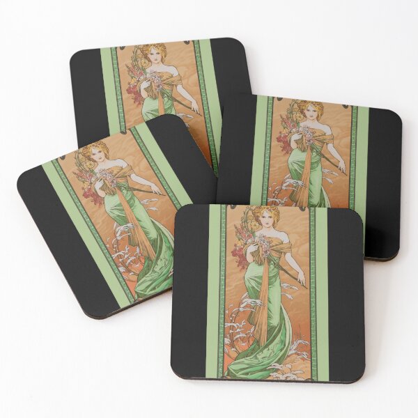 Item preview, Alphonse Mucha (1860 – 1939) "The seasons Spring" Classic . designed and sold by alexanderneni.