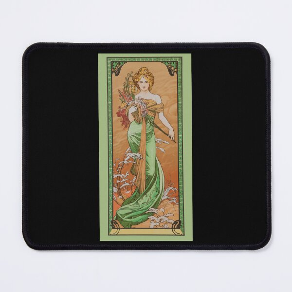 Item preview, Alphonse Mucha (1860 – 1939) "The seasons Spring" Classic . designed and sold by alexanderneni.