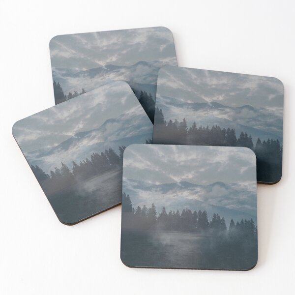 Item preview, dark cloudy mountain pattern photography designed and sold by Beeroclock.
