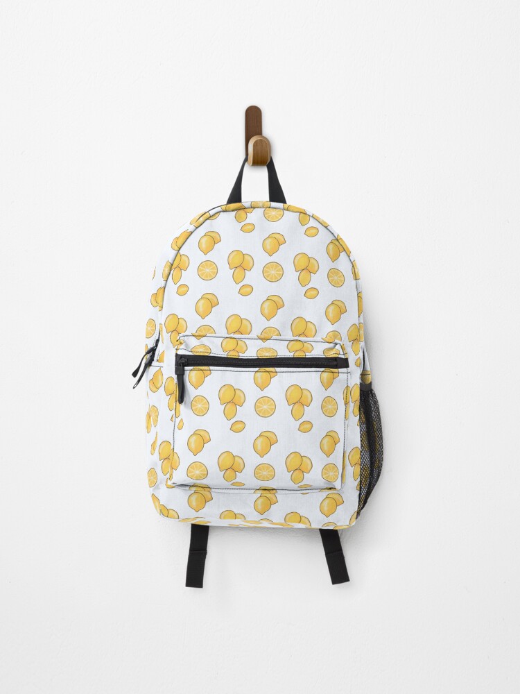 Thumbnail 1 of 3, Backpack, Lemon Pattern designed and sold by Emmyteddy.