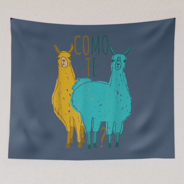 Item preview, Como Te Llamas Funny Spanish Joke Llama  designed and sold by HanTungNasti.
