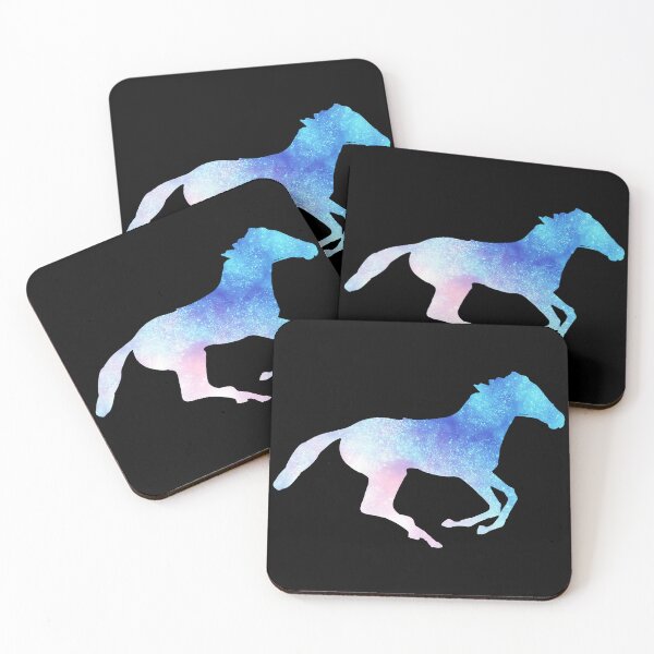 Item preview, Aesthetic Horse Shaped Blue and Pink Galaxy designed and sold by quinellie.