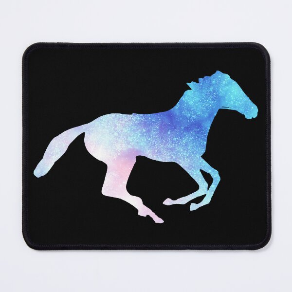 Item preview, Aesthetic Horse Shaped Blue and Pink Galaxy designed and sold by quinellie.