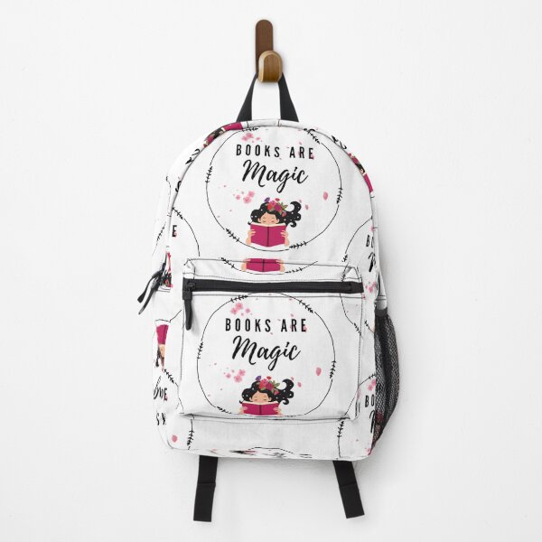 Item preview, Cute Girl Reading Books are Magic designed and sold by MochaMeli.