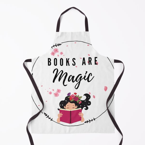 Item preview, Cute Girl Reading Books are Magic designed and sold by MochaMeli.