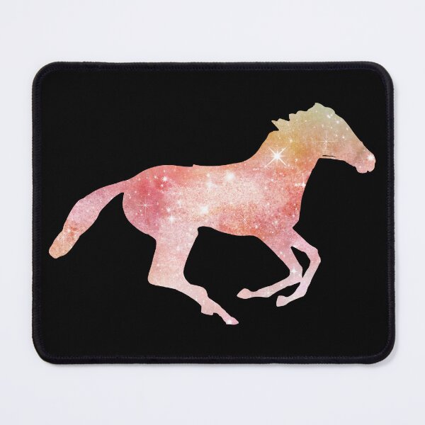 Item preview, Aesthetic Horse Shaped Blue, Pink, and Yellow Galaxy designed and sold by quinellie.
