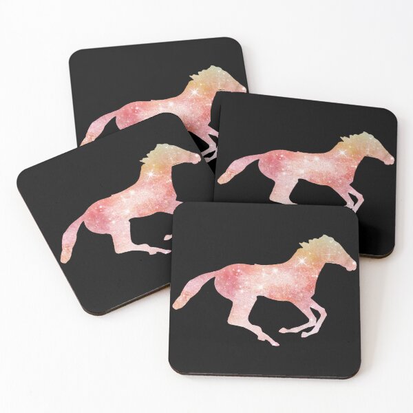 Item preview, Aesthetic Horse Shaped Blue, Pink, and Yellow Galaxy designed and sold by quinellie.
