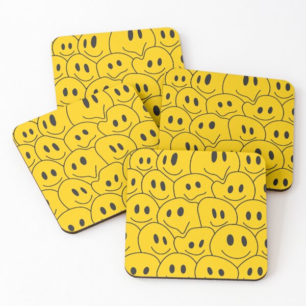 Item preview, yellow melting emoji pattern designed and sold by Beeroclock.