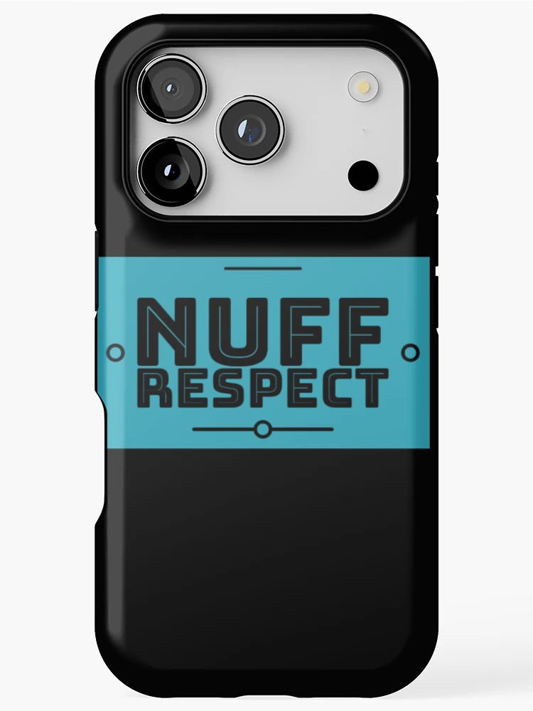 Thumbnail 1 of 4, iPhone Case, Nuff respect designed and sold by Roshan Keenoo.