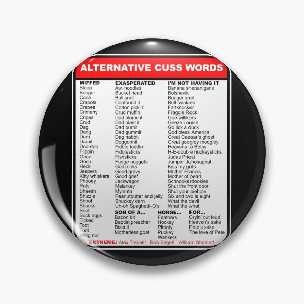 Item preview, Alternative cuss words Poster designed and sold by alexanderneni.