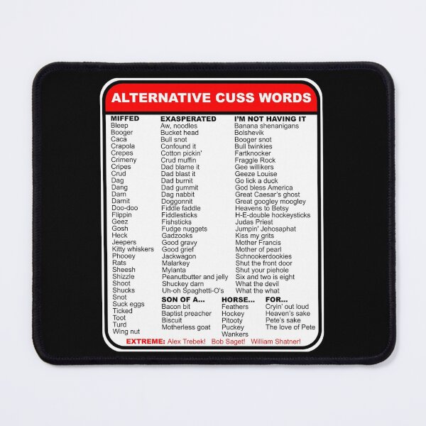 Item preview, Alternative cuss words Poster designed and sold by alexanderneni.