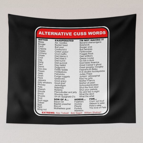 Item preview, Alternative cuss words Poster designed and sold by alexanderneni.