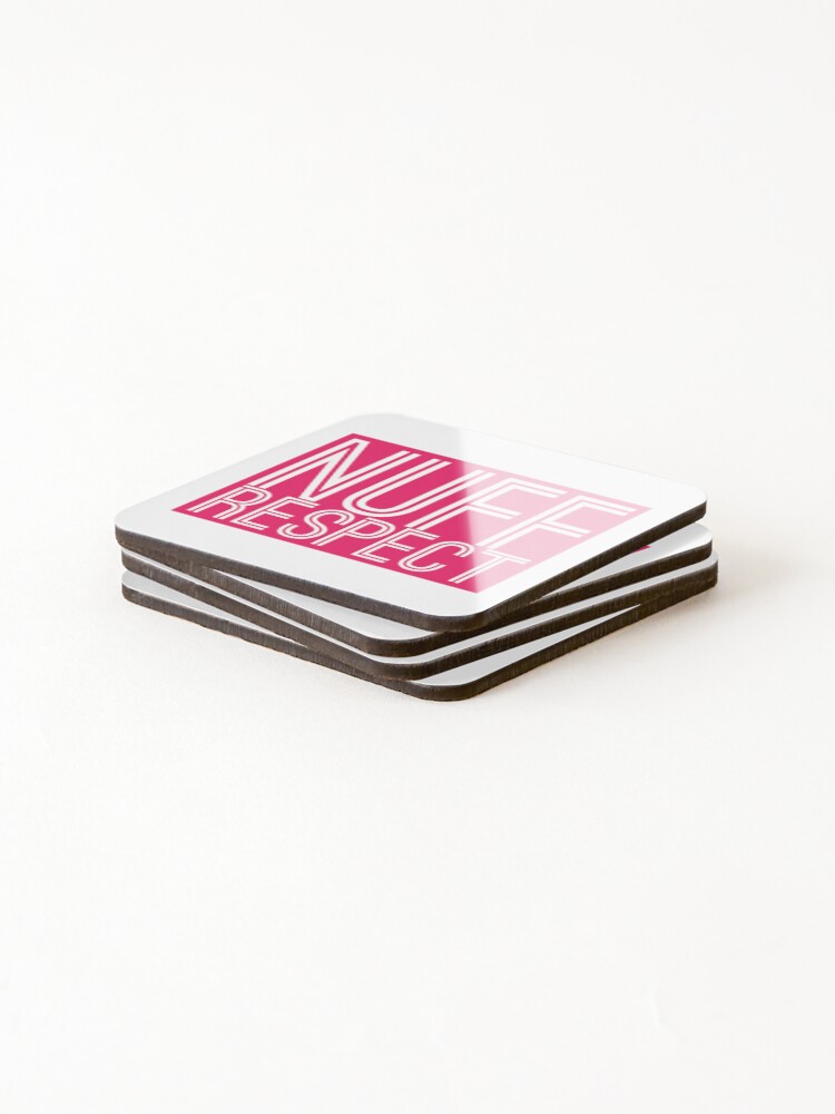 Thumbnail 4 of 5, Coasters (Set of 4), Nuff respect designed and sold by Roshankeenoo.