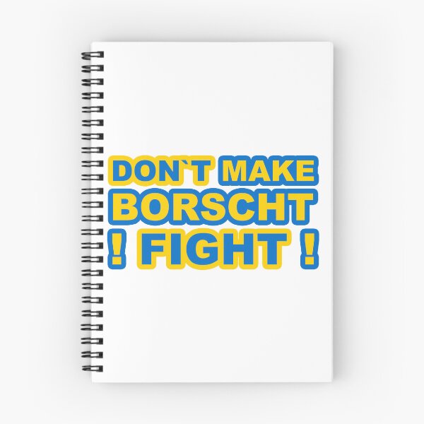 Item preview, Don't Make Borscht, Fight!; designed and sold by StickerApe.