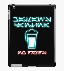 Chalman's Cantina - No Droids iPad Case/Skin