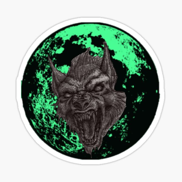 Werewolf Vinyl Decal Sticker for car or caravan Fantasy. Horror 
