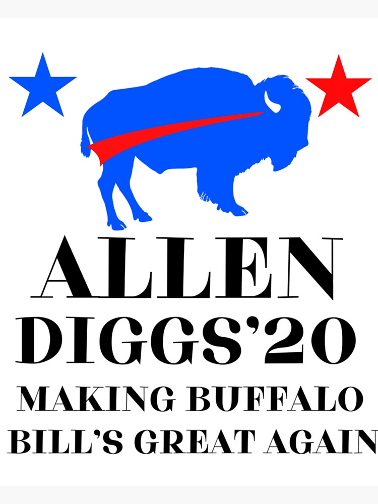 "ALLEN DIGGS 20 Buffalo " Sticker By VintageSho | Redbubble