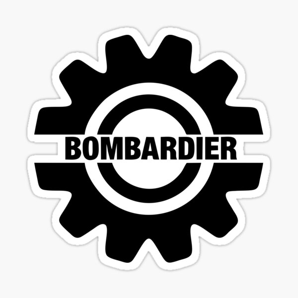 Bombardier Logo Sticker By Musiidt1 Redbubble